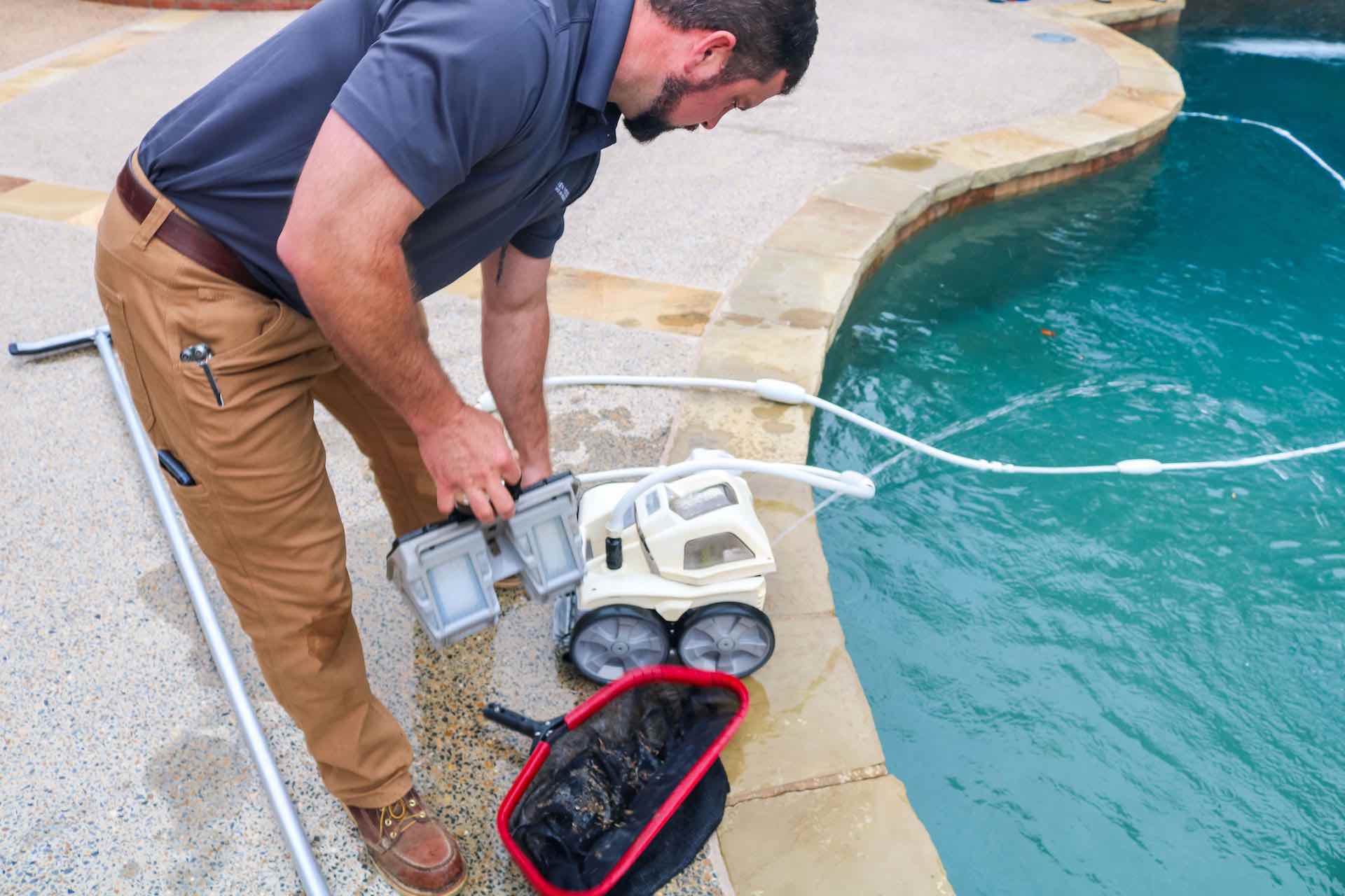 pool cleaning service automatic robot pool cleaner memphis ogden pools