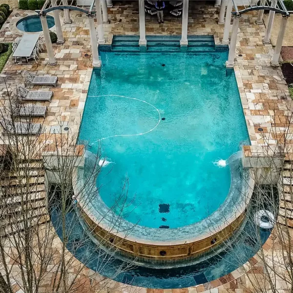 swimming pool renovation project by Ogden Pools in Memphis