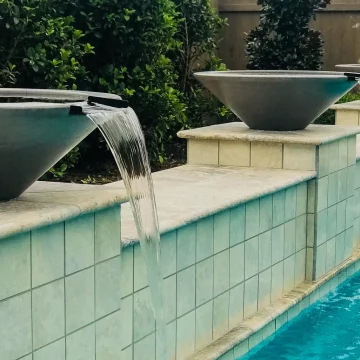 pool water features water bowls